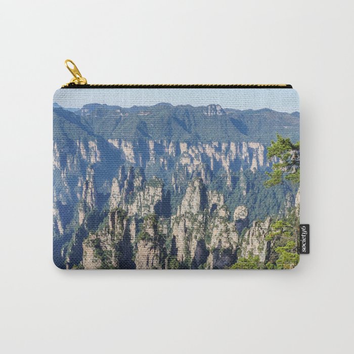 China Photography - Zhangjiajie National Forest Park Under The Blue Sky Carry-All Pouch