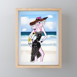 Sea Goddess Framed Mini Art Print