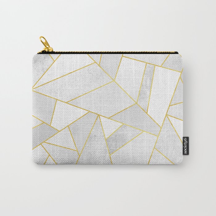 White Stone Carry-All Pouch