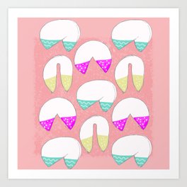 It's A Fortune Cookie Cup Cake Kind of Love Art Print