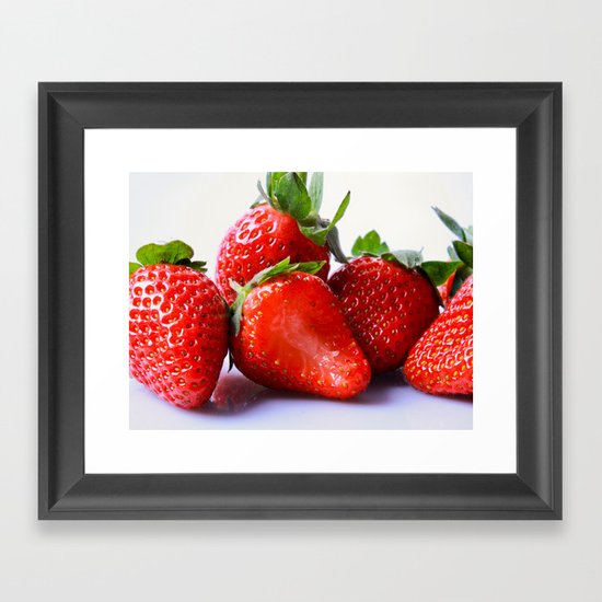 Strawberry Framed Art Print