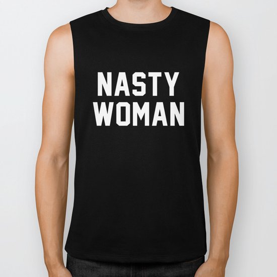 Nasty Woman - dark version Biker Tank