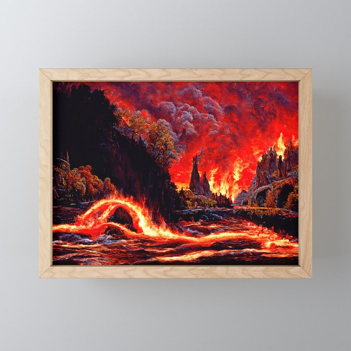 Hell on Earth Framed Mini Art Print