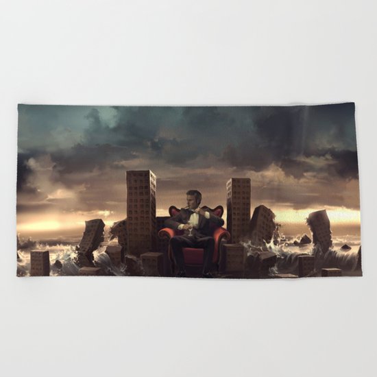 It was fun while it lasted Beach Towel