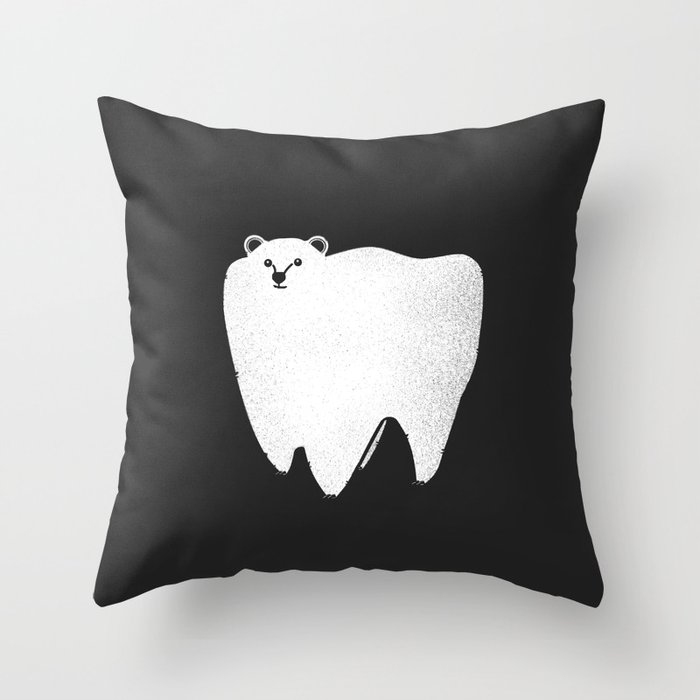 Molar Bear Throw Pillow