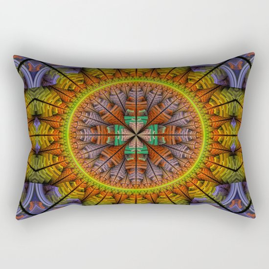 Groovy tribal pattern star Rectangular Pillow