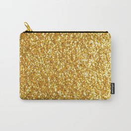 Golden Glitter Carry-All Pouch