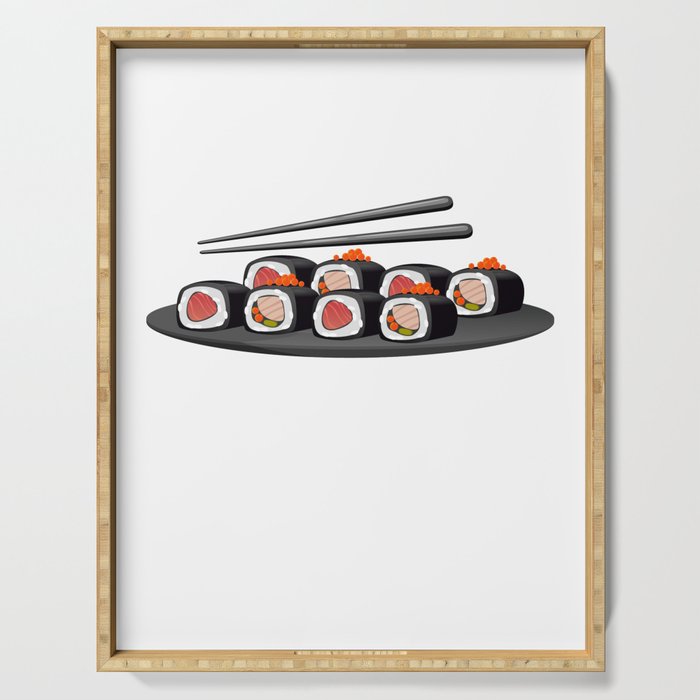 They See us Rollin`  Shushi Serving Tray
