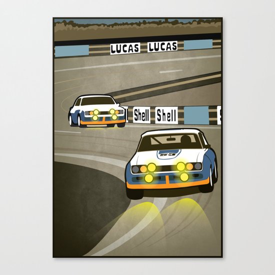 Capri at Le Mans Canvas Print