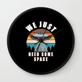 We just need some space UFO aliens Wall Clock | Extraterrestrial, Flying, Ufo, Aliens, Irony, Get Me Out Of Here, Civilization, Quate, I Want To Leave, Red 