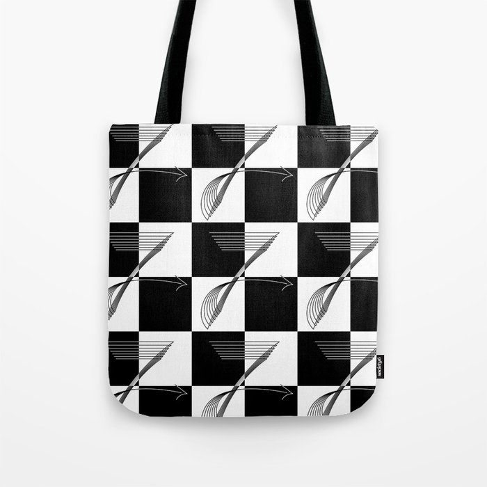 7 Seven Number Tote Bag by Claudia Peri | Society6