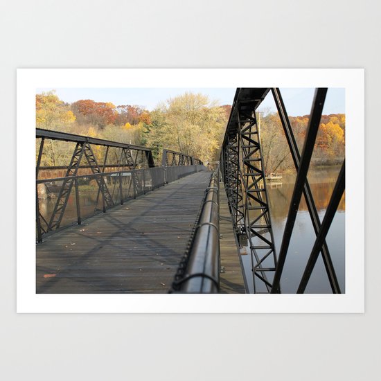 A Different Perspective on the Bridge Art Print