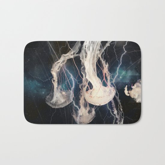Space Jellyfish Bath Mat