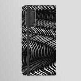 Black and White Fractal I Android Wallet Case