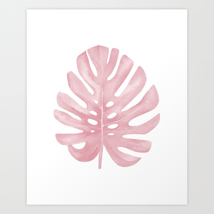 Discover the motif MONSTERA LEAF by Art by ASolo as a print at TOPPOSTER