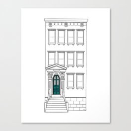 Turquoise Brooklyn Canvas Print