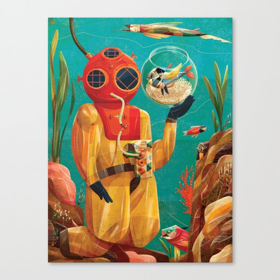 Fish Tank Canvas Print