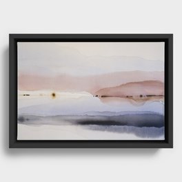 Dawn's Serene Framed Canvas