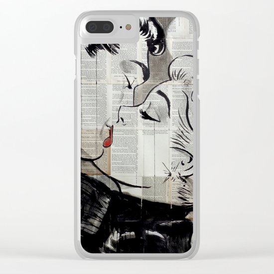 POP KISS Clear iPhone Case