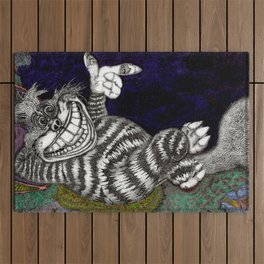Cheshire Cat Hi-Def Outdoor Rug