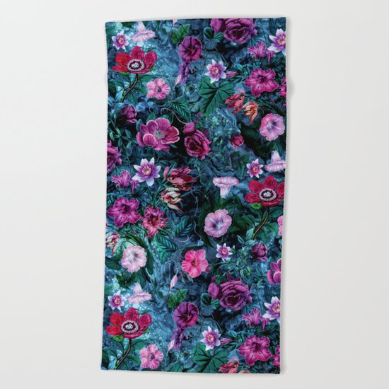 Deep Blue Beach Towel
