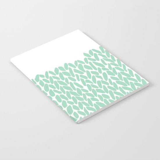 Half Knit Mint Notebook