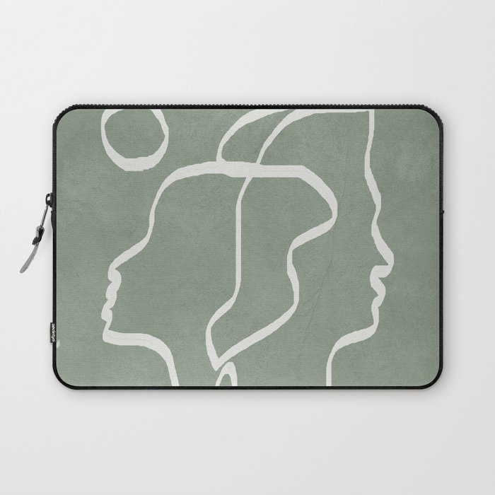 Abstract Faces Laptop Sleeve