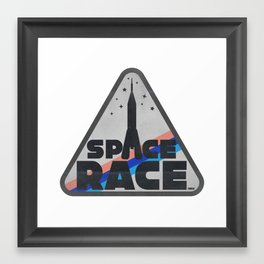 Space Race (INVERTED) Framed Art Print