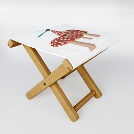 Toadstools and Dragonfly! Folding Stool