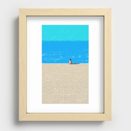 beach-1 Recessed Framed Print