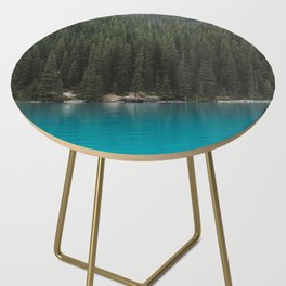 Forest Lake Landscape Photo Side Table
