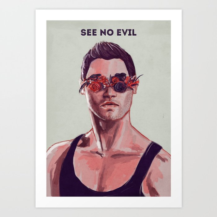 See No Evil Art Print By Juliagazen Society6