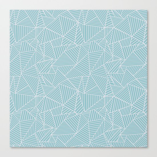 Ab Lines Salt Water Canvas Print