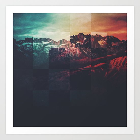 Fractions A80 Art Print