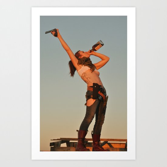 Wild nights Art Print