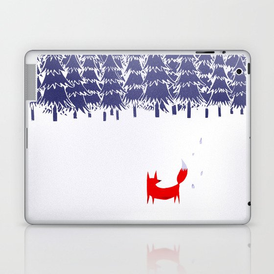 Alone in the forest Laptop & iPad Skin