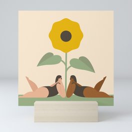 Sunflower Season Mini Art Print