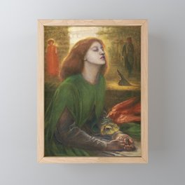 Dante Gabriel Rossetti Beata Beatrix Framed Mini Art Print