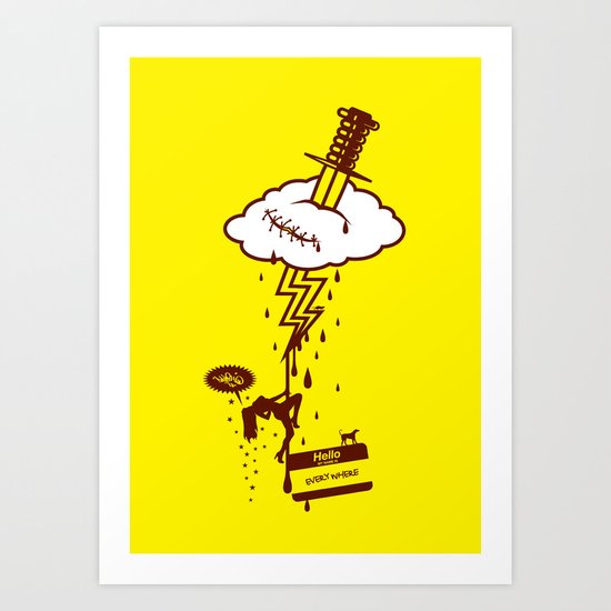 Thunderstruck Art Print