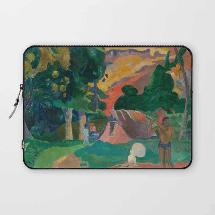 Paul Gauguin - Matamoe (Death) - Landscape with Peacocks (1892) Laptop Sleeve