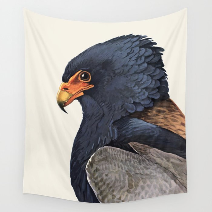 Bateleur Eagle by Louis Agassiz Fuertes Wall Tapestry