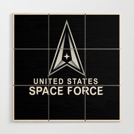 New United States Space Force Logo Wood Wall Art