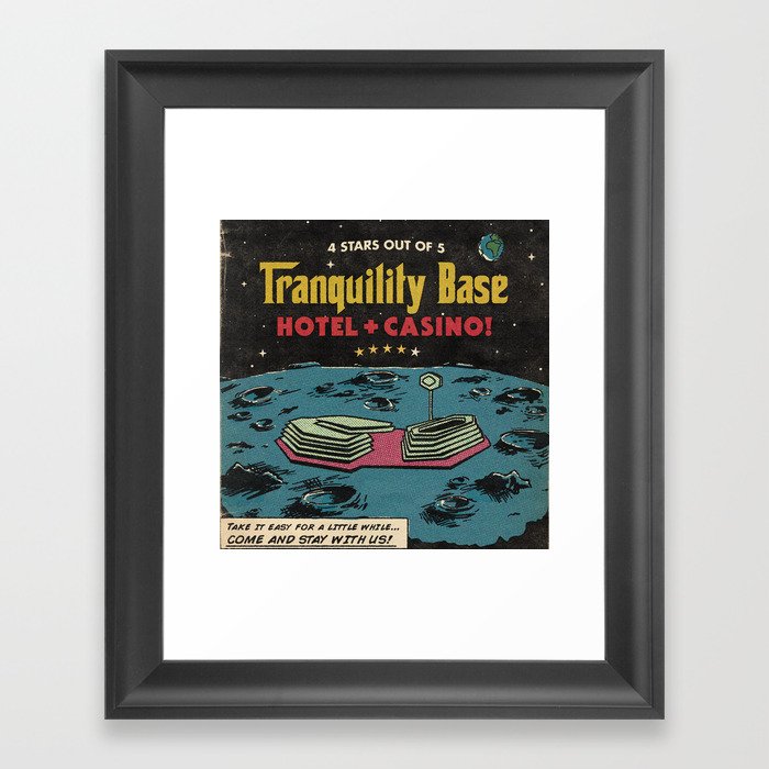 Tranquility Base Framed Art Print
