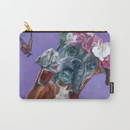 Hazel the Princess Boxer Girl Carry-All Pouch