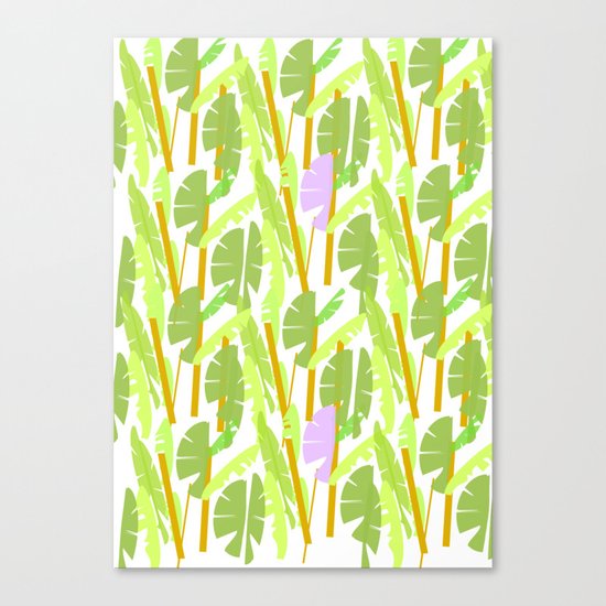 Tropical Plantation Canvas Print