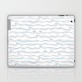 Ocean Waves on White Laptop & iPad Skin