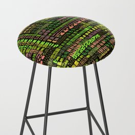 yellow and green ink marks hand-drawn collection Bar Stool