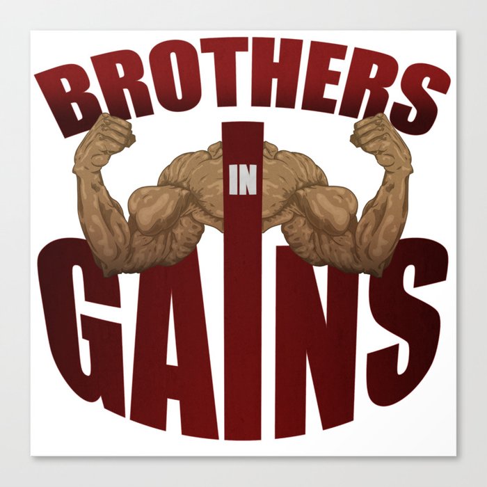 Brothers in gains Canvas Print