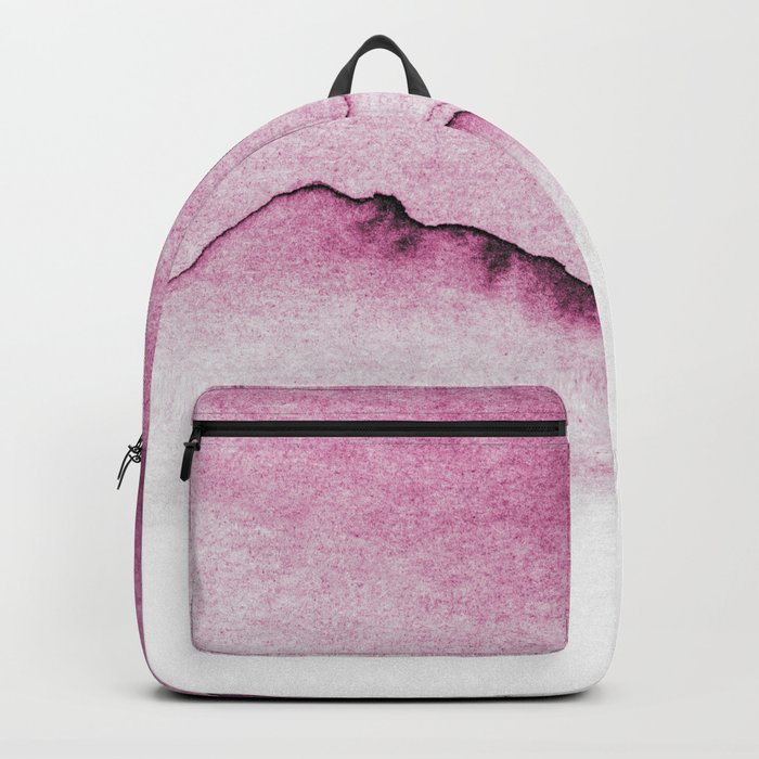 Pink Sky Mountains Backpack