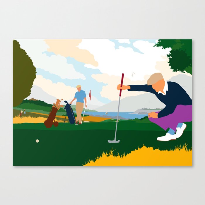 Golf In Ireland Canvas Print By Mcgcreates Society6 Golf In Ireland Canvas Print By